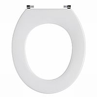 Pressalit Objecta 53 Polygiene toiletzitting zonder deksel, wit