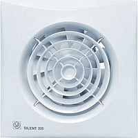 Soler & Palau Silent 300CRZ badkamerventilator met timer 21,4 x 21,4 cm, wit