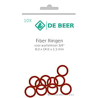 De Beer fiberring 3/8" 8x14x1,5 mm à 10 stuks