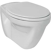 Ideal standard Eurovit hangend toilet vlakspoel, wit
