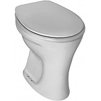 Ideal standard Eurovit staand toilet vlakspoel AO (+6 cm), wit