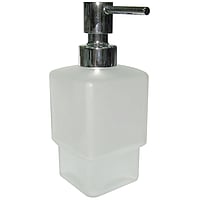 Sub Line flacon en pomp voor zeepdispenser, glas/chroom