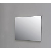 Sub Top spiegel rechthoek op aluminium frame 120x3x80cm, aluminium