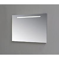 Sub Top spiegel rechthoek geintegreerde ledverlichting 120x3x60cm, aluminium