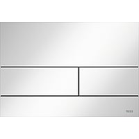 TECE Square II wc-bedieningsplaat voor duospoeling 22 x 15 x 0,3 cm, wit glanzend RAL 9016
