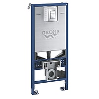 GROHE Rapid SLX 3-in-1 inbouwreservoir voor douche wc 113 x 50 cm met frame, wandbevestiging en bedieningspaneel Skate Cosmopolitan S, chroom