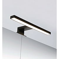 LED 007 opbouw LED-verlichting geschikt voor spiegelkast en spiegel 4 x 30 x 4 cm, mat zwart