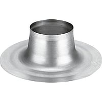 Burgerhout aluminium plakplaat Ø325mm rookgas/vent. 300mm