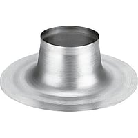 Burgerhout aluminium plakplaat Ø275mm rookgas/vent. 250mm