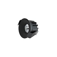 Interlight Camicro downlight LED dimbaar 4W 45° 2700K IP44, zwart