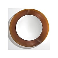 Kartell•LAUFEN spiegel met rand ø78cm, amber