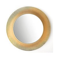 Kartell•LAUFEN spiegel met rand ø78cm, goud