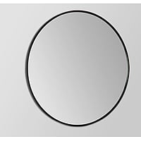 Detremmerie ronde spiegel met frame zonder verlichting Ø60, cm zwart