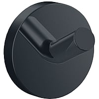 Emco Round handdoekhaak enkel 4 cm, zwart