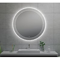 Wiesbaden Deco spiegel met LED-verlichting en spiegelverwarming ø 100 cm