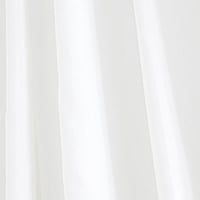 Differnz Color douchegordijn met verzwaarde onderzoom 180 x 200 cm, wit
