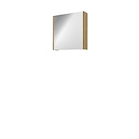 Proline Xcellent spiegelkast met 1 dubbel gespiegelde deur 60 x 60 x 14 cm, ideal oak