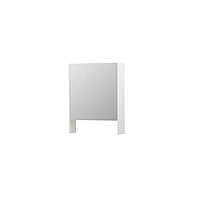 INK SPK3 spiegelkast met 1 dubbel gespiegelde deur, open planchet, stopcontact en schakelaar 60 x 14 x 74 cm, mat wit