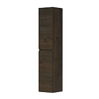 INK hoge kast universeel 2 deuren greeploos houten keerlijst 35x37x169cm, charcoal