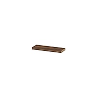 INK wandplank in houtdecor 3,5cm dik voorzijde afgekant voor ophanging in nis 60x20x3,5cm, noten