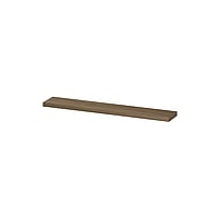 INK wandplank in houtdecor 3,5cm dik vaste maat voor vrije ophanging inclusief blinde bevestiging 80x20x3,5cm, zuiver eiken