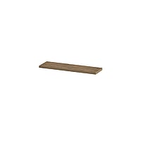 INK wandplank in houtdecor 3,5cm dik voorzijde afgekant voor ophanging in nis 120x35x3,5cm, naturel eiken