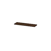 INK wandplank in houtdecor 3,5cm dik variabele maat voor hoek opstelling inclusief blinde bevestiging 60-120x35x3,5cm, koper eiken