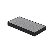 INK Tilo Versus tegelframe van gepoedercoat staal incl. watervaste constructieplaat met tegel 36x4x18 cm, mat zwart/mat concrete