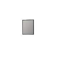 INK SP18 rechthoekige spiegel verzonken in stalen kader 80 x 70 x 4 cm, mat zwart