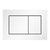 TECEnow bedieningsplaat voor duospoeling 22x15x0,5 cm, mat wit