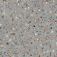 SAMPLE Prissmacer Cerámica Gobi keramische vloer- en wandtegel terrazzo gerectificeerd 60 x 60 cm, grigio