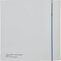 S&P toilet-/doucheventilator axiaal SILENT 100 Design Ecowatt, wit