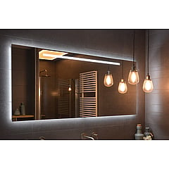 LoooX Mirror X-Line badkamerspiegel met ledverlichting, verwarming en motion sensor 120x70 cm, helder
