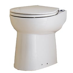 SANIBROYEUR SANICOMPACT® 43 ECO+ staand toilet met toiletzitting, wit