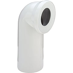 Viega kunststof toilet aansluitbocht 11x23 cm, wit