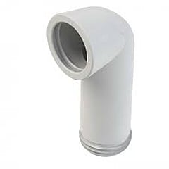 Wisa 303E toiletafvoermanchet bocht 23,5 cm, wit