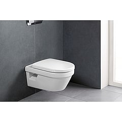 Villeroy & Boch Architectura CombiPack hangend toilet diepspoel Directflush CeramicPlus inclusief toiletzitting met softclose en quickrelease, wit