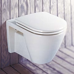 Pressalit Projecta D 172 Polygiene toiletzitting met deksel, wit