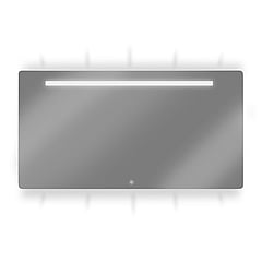 LoooX ML2-Line spiegel met LED-verlichting boven/onder en geïntegreerd 70 x 120 cm