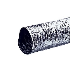 Plieger aluminiumet PVC luchtslang brandveilig ø 150 mm 1.5 meter aluminium