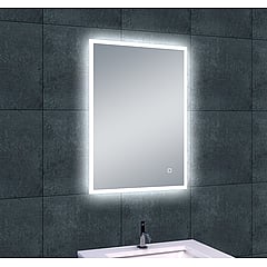 Sub Quatro-LED spiegel met dimbare LED-verlichting en spiegelverwarming 70x50 cm