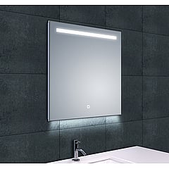 Sub Ambi One spiegel 60x60 cm met dimbare LED-verlichting en spiegelverwarming