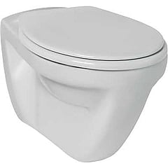 Ideal standard Eurovit hangend toilet vlakspoel, wit
