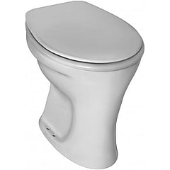 Ideal standard Eurovit staand toilet vlakspoel AO (+6 cm), wit