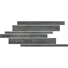 Floorgres Rawtech keramische decor-strip 21x40x1 cm, antraciet