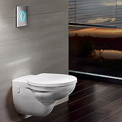 GROHE Nova Cosmopolitan light WC bedieningspaneel DF 230V 15,6x19,7 cm met LED-verlichting, chroom