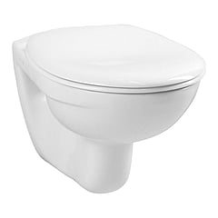 Plieger Basic Smart hangend toilet diepspoel 36x54 cm, wit