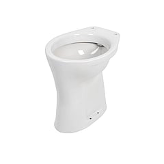Plieger toilet vlakspoel verhoogd PK (+6 cm) totaal 46 cm hoog, wit