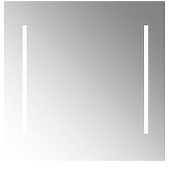 Plieger Duo spiegel met verticale LED-verlichting met schakelaar 80x80 cm