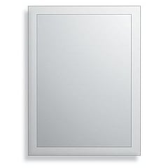Plieger spiegel rechthoekig met bevestiging en facetrand 60x60 cm